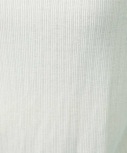 Jocomomola(ホコモモラ)の「Desvio アイレットジャカードカットソー(Tシャツ/カットソー・レディース・アイボリー/ブラック/ダークインディゴブルー・40)」の4枚目の写真