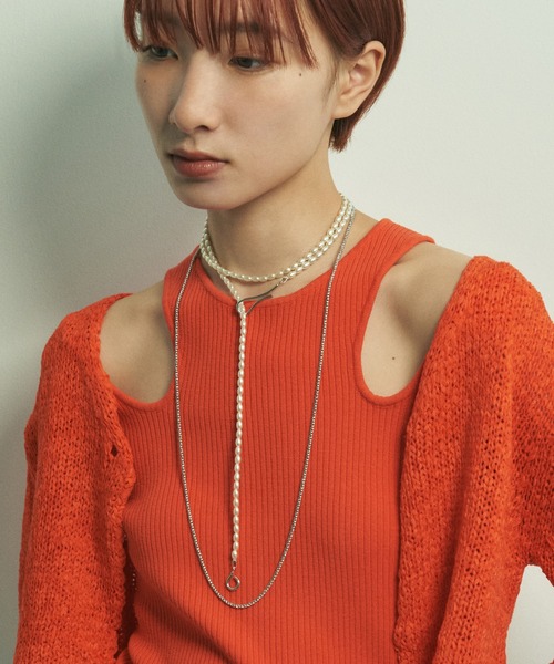 【ルイヴィトン】ロングネックレス マルチ ミッドナイト パール Louis Vuitton ◇ ロングネックレス マルチ ミッドナイト パール