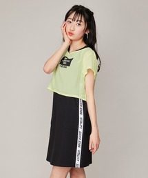 SISTER JENNI（SISTER JENNI）の「【UVカット・抗菌防臭・着る虫よけ】防蚊タンクワンピ＋ショート丈Tセット（ワンピース・キッズ）」