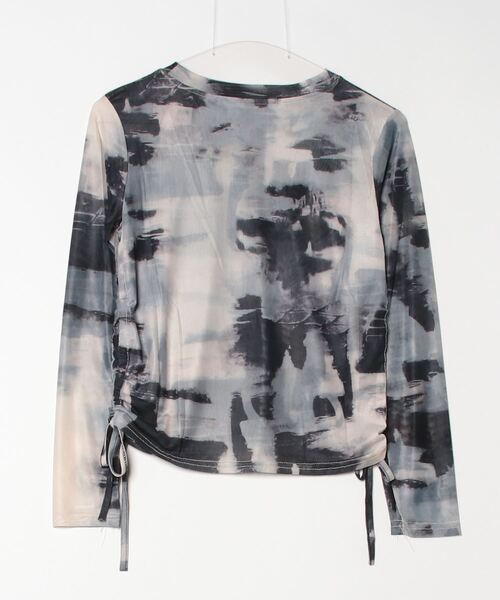 centimeter（センチメーター）の「nuance color sheer tops（その他トップス・メンズ・ブラック・フリー）」の2枚目の写真
