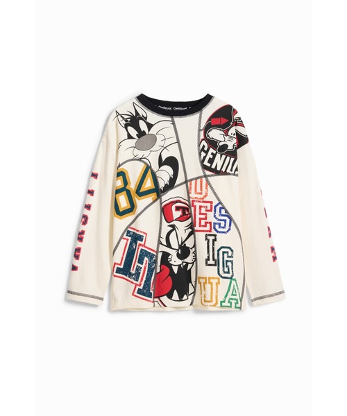 Desigual（デシグアル）の「APOLOLOONEY TUNES Tシャツロングスリーブ（Tシャツ/カットソー・キッズ・ホワイト・XL/L/M/S/XS/XXL）」の4枚目の写真