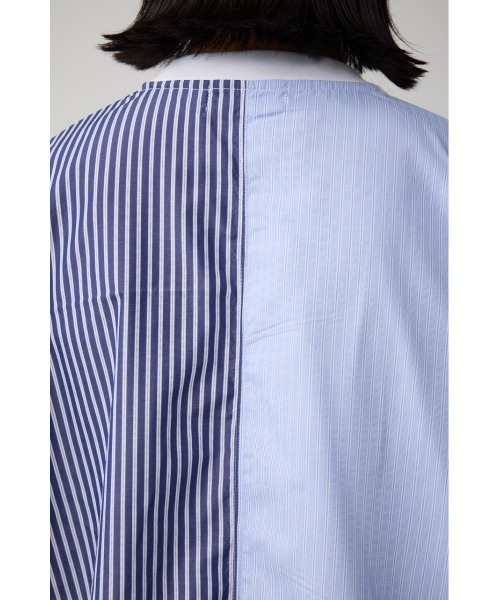 AZUL by moussy(アズールバイマウジー)の「シャツスウィッチングトップス(Tシャツ/カットソー・メンズ・グレー系その他/ホワイト系その他/ブラック系その他・LARGE/MEDIUM)」の11枚目の写真