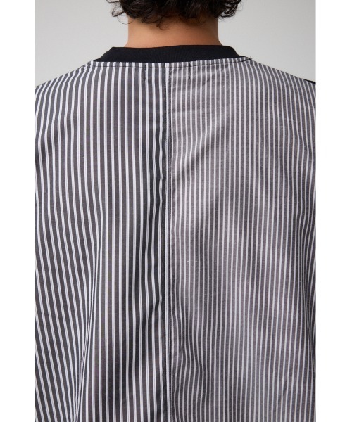 AZUL by moussy(アズールバイマウジー)の「シャツスウィッチングトップス(Tシャツ/カットソー・メンズ・グレー系その他/ホワイト系その他/ブラック系その他・LARGE/MEDIUM)」の15枚目の写真