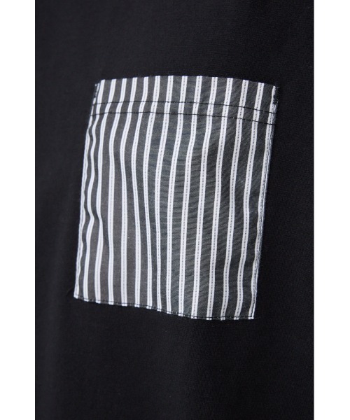 AZUL by moussy(アズールバイマウジー)の「シャツスウィッチングトップス(Tシャツ/カットソー・メンズ・グレー系その他/ホワイト系その他/ブラック系その他・LARGE/MEDIUM)」の17枚目の写真