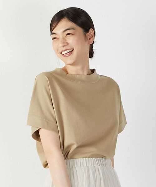 【大人カジュアルなドロップショルダーノースリーブ】（Tシャツ/カットソー）｜MELROSE claire（メルローズ クレール）