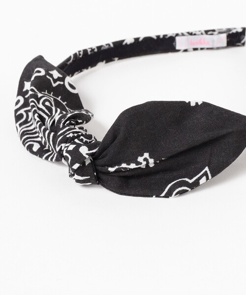 こども ビームス（コドモビームス）の「lusikka / バンダナ カチューシャ（カチューシャ・キッズ・ブラック/ライトブルー/イエロー/グリーン・ONE SIZE）」の12枚目の写真