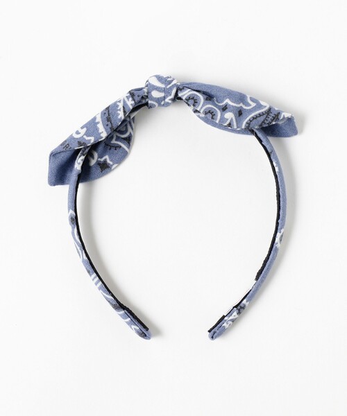 こども ビームス（コドモビームス）の「lusikka / バンダナ カチューシャ（カチューシャ・キッズ・ブラック/ライトブルー/イエロー/グリーン・ONE SIZE）」の10枚目の写真