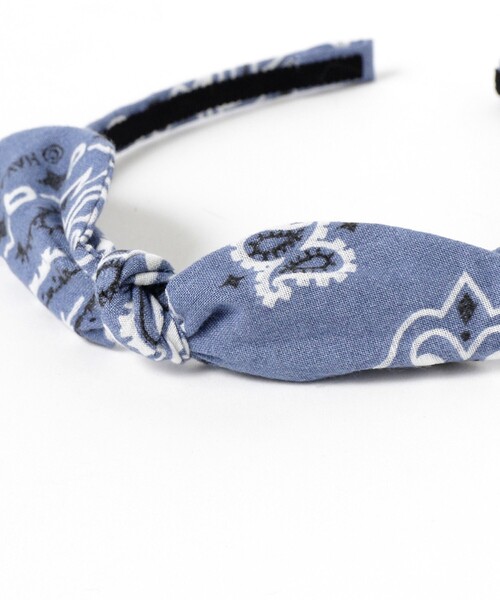 こども ビームス（コドモビームス）の「lusikka / バンダナ カチューシャ（カチューシャ・キッズ・ブラック/ライトブルー/イエロー/グリーン・ONE SIZE）」の11枚目の写真