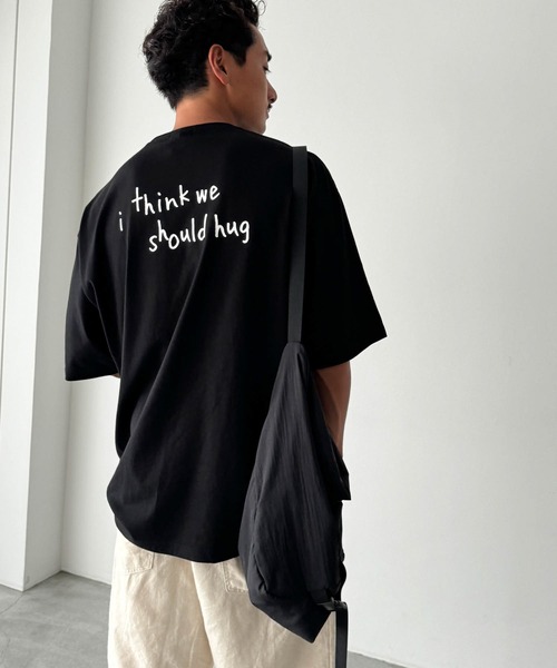 CANAL JEAN(キャナルジーン)の「1975 TOKYO SHOULD HUG半袖Tシャツ(Tシャツ/カットソー・レディース・ブルー/ホワイト/ブラック・LARGE/X-LARGE)」の15枚目の写真