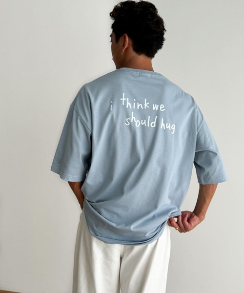CANAL JEAN(キャナルジーン)の「1975 TOKYO SHOULD HUG半袖Tシャツ(Tシャツ/カットソー・レディース・ブルー/ホワイト/ブラック・LARGE/X-LARGE)」の17枚目の写真