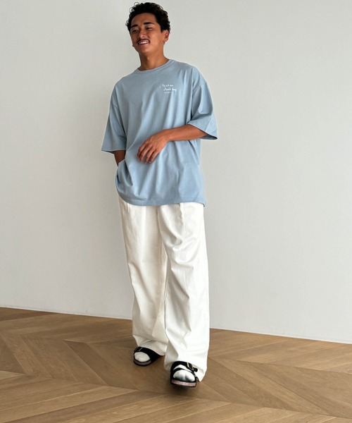 CANAL JEAN(キャナルジーン)の「1975 TOKYO SHOULD HUG半袖Tシャツ(Tシャツ/カットソー・レディース・ブルー/ホワイト/ブラック・LARGE/X-LARGE)」の18枚目の写真