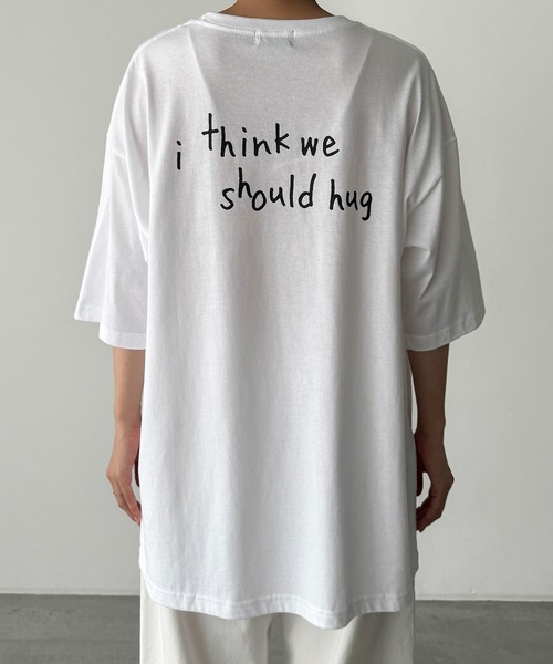 CANAL JEAN(キャナルジーン)の「1975 TOKYO SHOULD HUG半袖Tシャツ(Tシャツ/カットソー・レディース・ブルー/ホワイト/ブラック・LARGE/X-LARGE)」の21枚目の写真