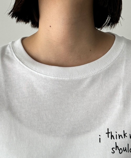 CANAL JEAN(キャナルジーン)の「1975 TOKYO SHOULD HUG半袖Tシャツ(Tシャツ/カットソー・レディース・ブルー/ホワイト/ブラック・LARGE/X-LARGE)」の22枚目の写真