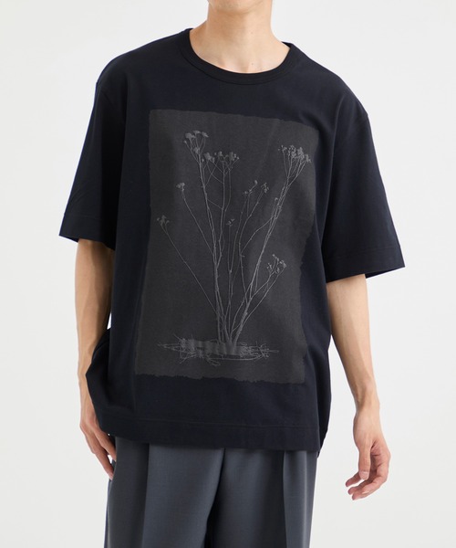 【TAAKK/ターク】SILK DRAWING S/S SHIRT サイズ2 TAAKK/ターク】別注Drawing S/S Shirt（シャツ/ブラウス