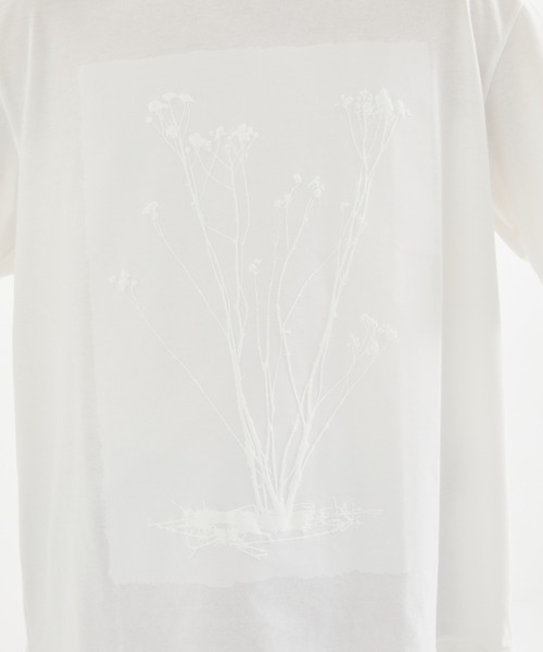 TAAKK（ターク）の「【TAAKK/ターク】PRESSED FLOWER S/S T-SHIRTS（Tシャツ/カットソー・メンズ・ホワイト/ブラック・2/3）」の9枚目の写真