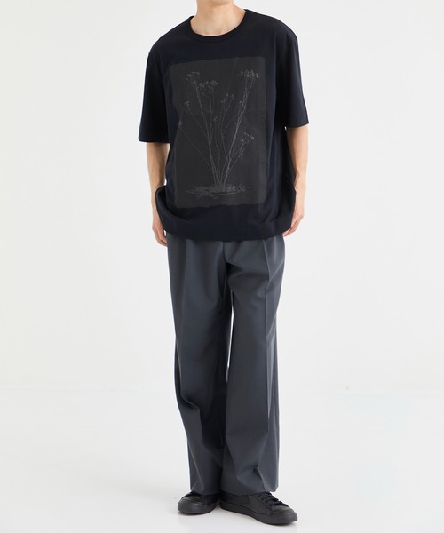 TAAKK（ターク）の「【TAAKK/ターク】PRESSED FLOWER S/S T-SHIRTS（Tシャツ/カットソー・メンズ・ホワイト/ブラック・2/3）」の12枚目の写真