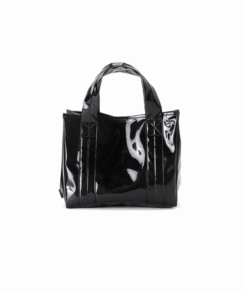 HELOYSE(エロイーズ)の「【HELOYSE/エロイーズ】boxy mirror tote:トートバッグ(トートバッグ・レディース・シルバー/ブラック・FREE)」の13枚目の写真