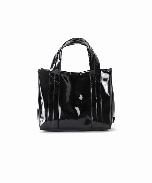 HELOYSE(エロイーズ)の「【HELOYSE/エロイーズ】boxy mirror tote:トートバッグ(トートバッグ・レディース・シルバー/ブラック・FREE)」の15枚目の写真