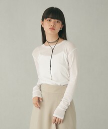 EMMEL REFINES | ＜EMMEL REFINES＞EM フライス クルーネック ロングスリーブ Tシャツ(Tシャツ/カットソー)