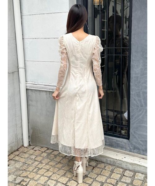 EATME（イートミー）の「ダブルリボンレースワンピース（ワンピース・レディース・ブラック/ピンク/アイボリー・SMALL/MEDIUM）」の12枚目の写真