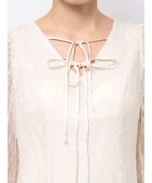 EATME（イートミー）の「ダブルリボンレースワンピース（ワンピース・レディース・ブラック/ピンク/アイボリー・SMALL/MEDIUM）」の16枚目の写真