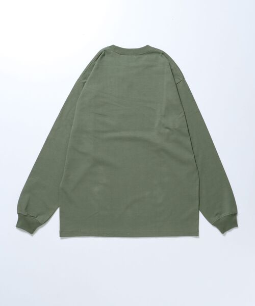 BEN DAVIS ロンT 濃緑 BEN DAVIS（ベンデイビス）】L/S POCKET TEE REG / オーバー