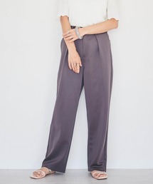 カットタックストレートパンツ【新色追加】