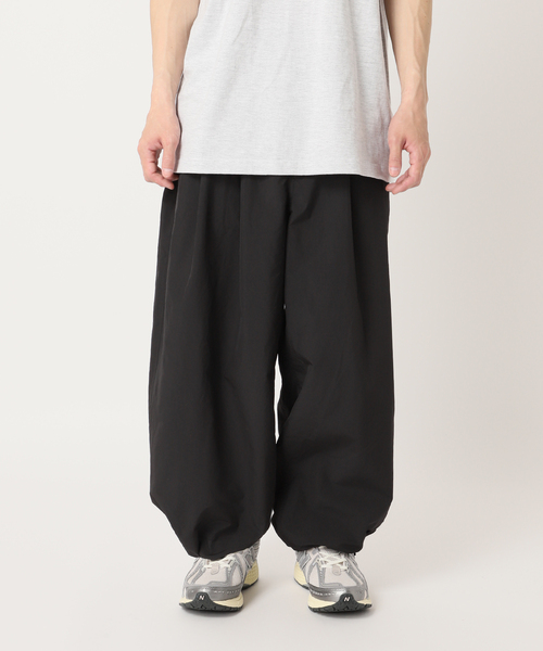 JOURNAL STANDARD J.S HOMESTEAD（ジャーナルスタンダードホームステッド）の「J.S.Homestead / POPLIN AIR CREW PT（その他パンツ・メンズ・チャコールグレー/ブラック・MEDIUM/LARGE）」の4枚目の写真