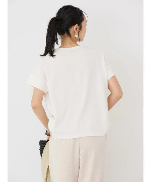 AMERICAN HOLIC（アメリカンホリック）の「接触冷感ショートスリーブカットプルオーバー（Tシャツ/カットソー・レディース・ネイビー/その他7/アイボリー/グレー系その他・L/M）」の17枚目の写真