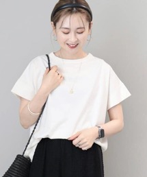 接触冷感ショートスリーブカットプルオーバー