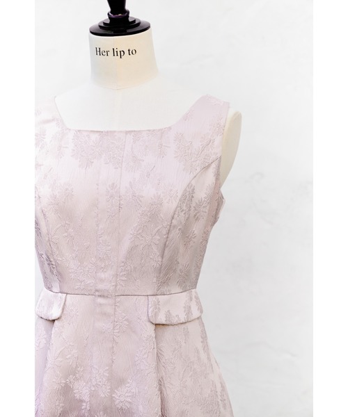 Classic Floral Jacquard Dress（ワンピース）｜Her lip to