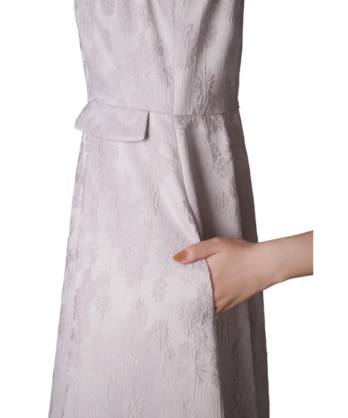 ワンピース Herlipto Classic Floral Jacquard Dress 新色】Classic Floral Jacquard Dress