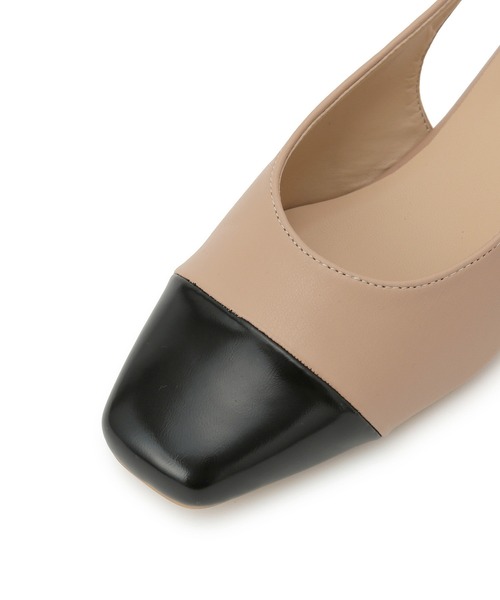ROPE' PICNIC（ロペピクニック）の「パレットミュールパンプス（パンプス・レディース・ベージュ系その他/ブラック・24.5cm/23.5cm）」の6枚目の写真
