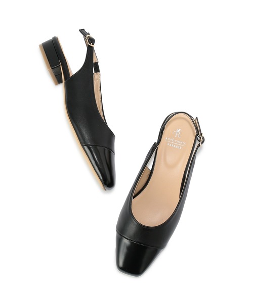 ROPE' PICNIC（ロペピクニック）の「パレットミュールパンプス（パンプス・レディース・ベージュ系その他/ブラック・24.5cm/23.5cm）」の10枚目の写真
