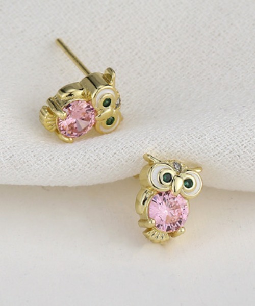 フクロウピアス（ピアス（両耳用））｜Coo+i（クーイ）のファッション