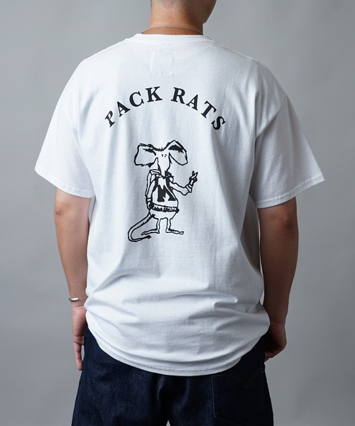 MADDEN(メデン)の「【MADDEN】PACK RATS TEAM TEE MDA-18(Tシャツ/カットソー・メンズ・ネイビー/ホワイト/ラベンダー・X-LARGE/LARGE/MEDIUM)」の1枚目の写真