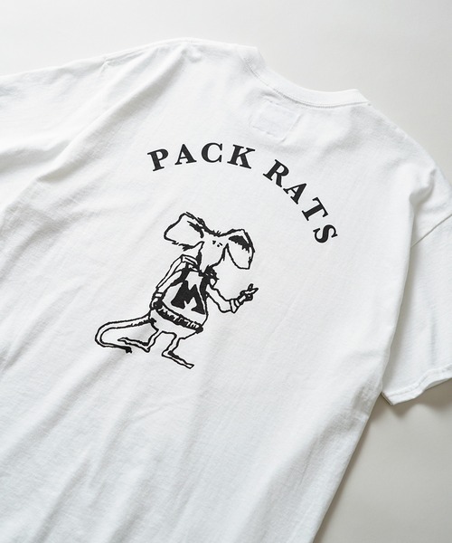 MADDEN(メデン)の「【MADDEN】PACK RATS TEAM TEE MDA-18(Tシャツ/カットソー・メンズ・ネイビー/ホワイト/ラベンダー・X-LARGE/LARGE/MEDIUM)」の19枚目の写真