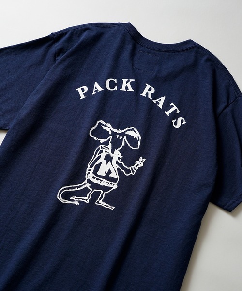 MADDEN(メデン)の「【MADDEN】PACK RATS TEAM TEE MDA-18(Tシャツ/カットソー・メンズ・ネイビー/ホワイト/ラベンダー・X-LARGE/LARGE/MEDIUM)」の15枚目の写真