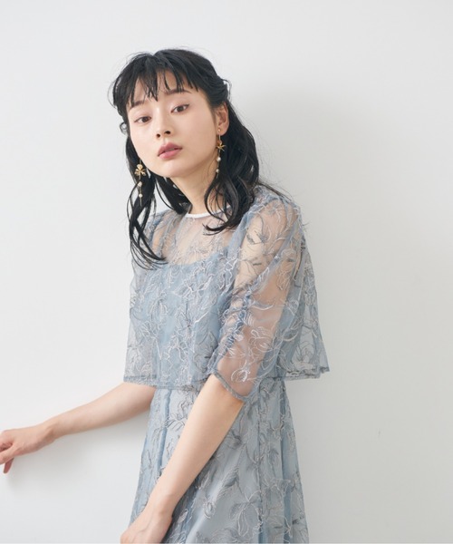 Cupid Heart(キューピッドハート)の「【Cupid Heart】結婚式用!メタリックフラワーパールイヤリング(イヤリング・レディース・ゴールド/シルバー・MEDIUM)」の12枚目の写真