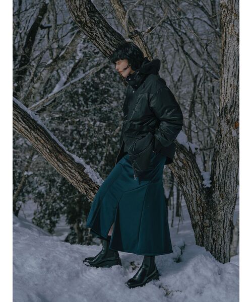 UN3D.（アンスリード）の「MA-1 MOUNTAIN CT / MA-1マウンテンコート（ブルゾン・レディース・カーキ/ブラック・38/36）」の5枚目の写真