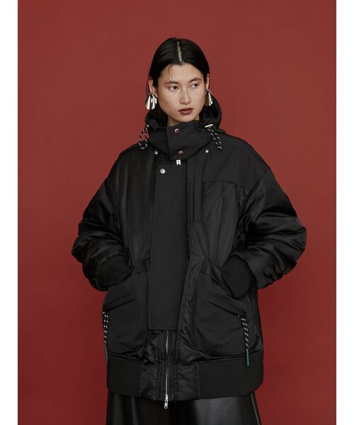 UN3D.（アンスリード）の「MA-1 MOUNTAIN CT / MA-1マウンテンコート（ブルゾン・レディース・カーキ/ブラック・38/36）」の10枚目の写真