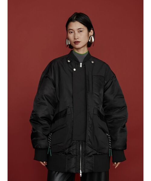 UN3D.（アンスリード）の「MA-1 MOUNTAIN CT / MA-1マウンテンコート（ブルゾン・レディース・カーキ/ブラック・38/36）」の21枚目の写真