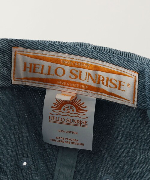＜HELLO SUNRISE＞ トラベル エージェンシー ロゴ キャップ（キャップ）｜HELLO SUNRISE（ハローサンライズ）