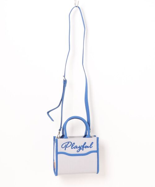 COEL（コエル）の「刺繍スクエアショルダーバッグ（ショルダーバッグ・レディース・アイボリー/ブラック/グレー・FREE）」の3枚目の写真