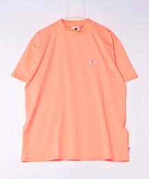 【Fortune Island Golf/フォーチューンアイランドゴルフ】S/S MOCK NECK ""FLAG"　モックネック　バックプリント　ワンポイント刺繍　Tシャツ