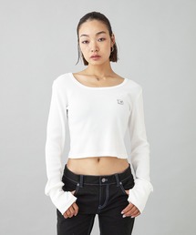 X-girl | THERMAL COMPACT L/S TOP(Tシャツ/カットソー)