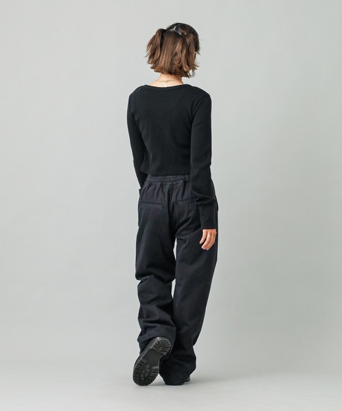 tシャツ CUT OUT L/S COMPACT TOP レディース SLY | COMPACT LOGO Tシャツ (Tシャツ・カットソー(半袖