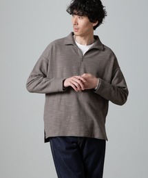 NANO universe（ナノユニバース）の「ブークレジャガード ハーフZIP 長袖（Tシャツ/カットソー・メンズ）」