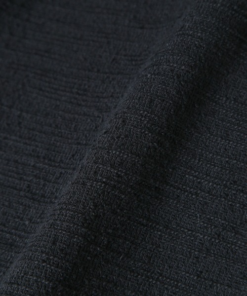 NANO universe（ナノユニバース）の「ブークレジャガード ハーフZIP 長袖（Tシャツ/カットソー・メンズ・ホワイト/ブラック/グレー・M/L）」の13枚目の写真