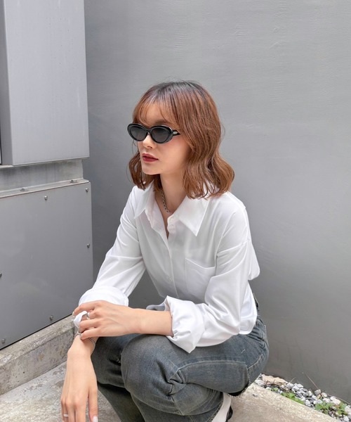 ENVYM（アンビー）の「キャットアイサングラス（サングラス・レディース・ブラック・FREE）」の7枚目の写真